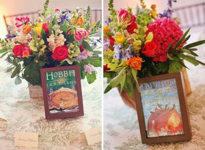 book-cover-table-names-wedding-theme - via imbueyouido.com