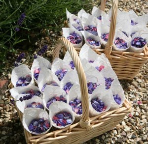 petal wedding confetti