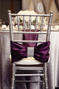 wedding chair ribbon