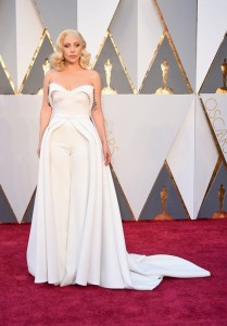 Lady Gaga red carpet Oscars
