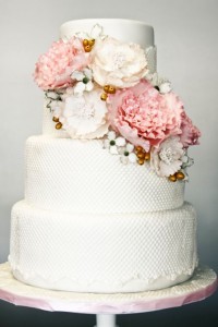 peonies-white-wedding-cake-ideas-Brides_com_