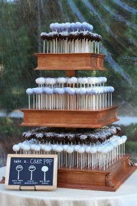 cake pops wedding cake